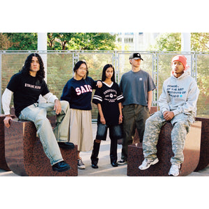 Navy Champion Collegiate Crewneck