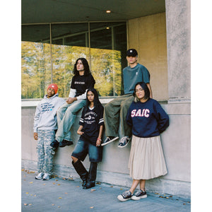 Navy Champion Collegiate Crewneck