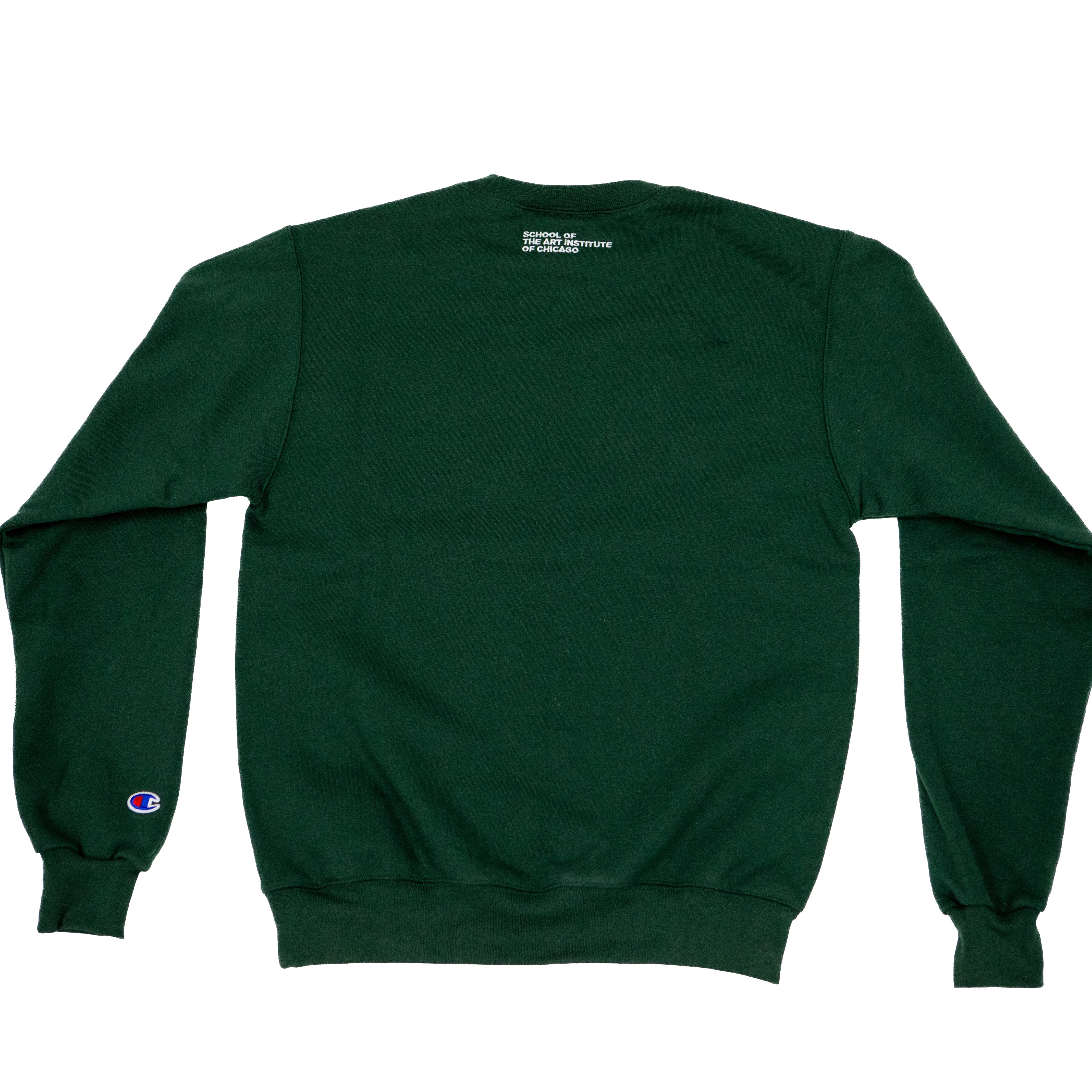 Green Champion Collegiate Crewneck