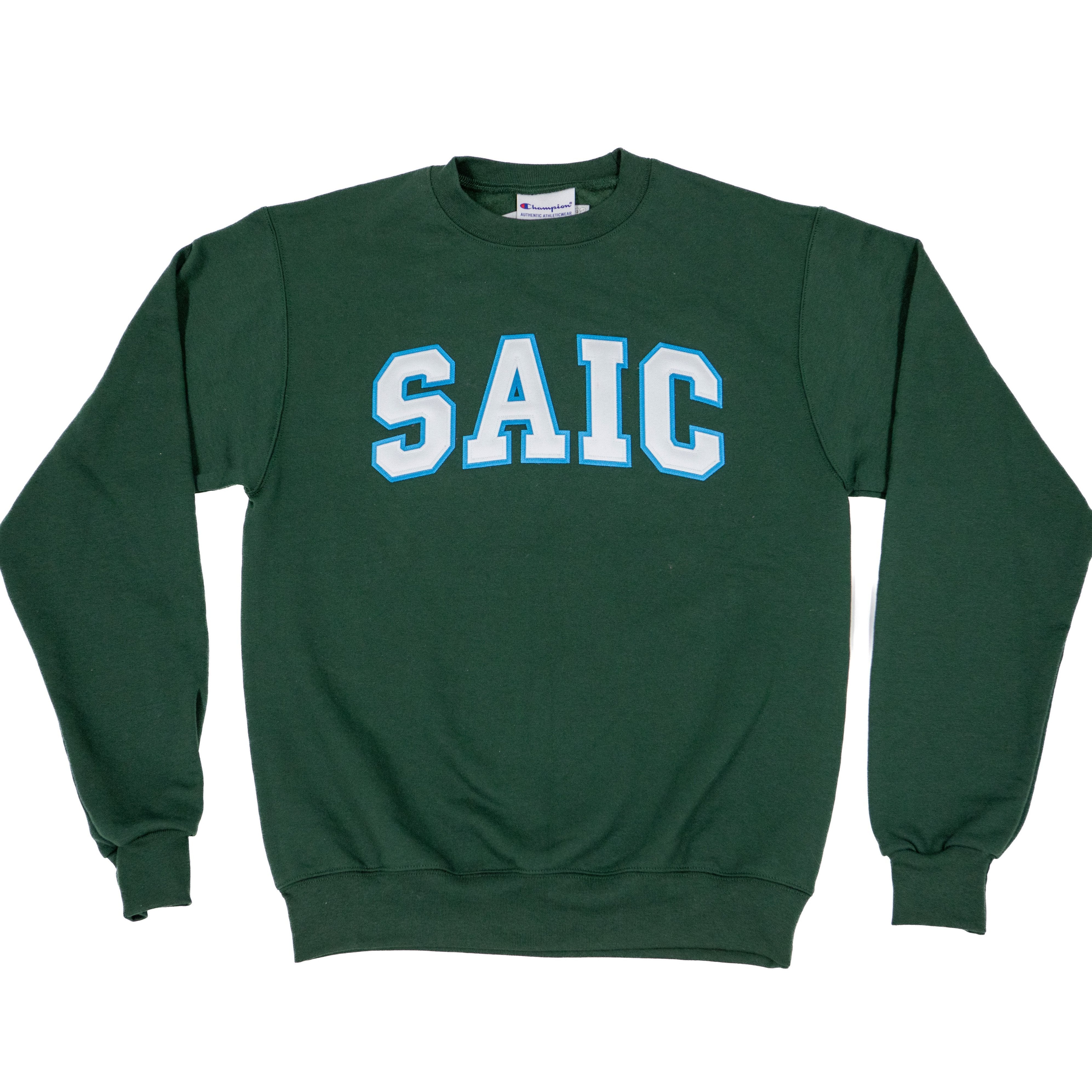 Green Champion Collegiate Crewneck