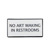 No Art Making Pin